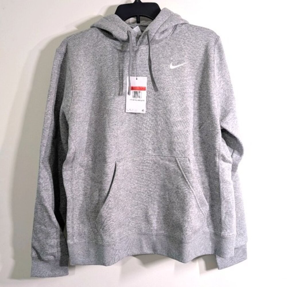 Women's Nike Sportswear Fleece Pullover Hoodie Black and Gray Available L-XXL - Picture 7 of 9